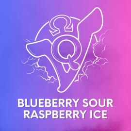 QUE VAPEO BLUEBERRY SOUR RASPBERRY ICE NIC SALTS 10ML