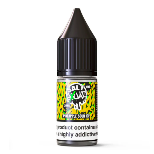 SALT SQUAD PINEAPPLE SOUR ICE NIC SALTS 10ML
