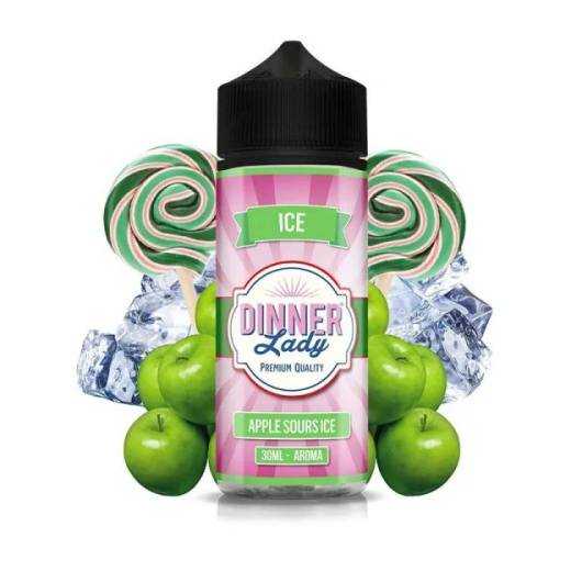 DINNER LADY APPLE SOURS ICE LONGFILL 30ML