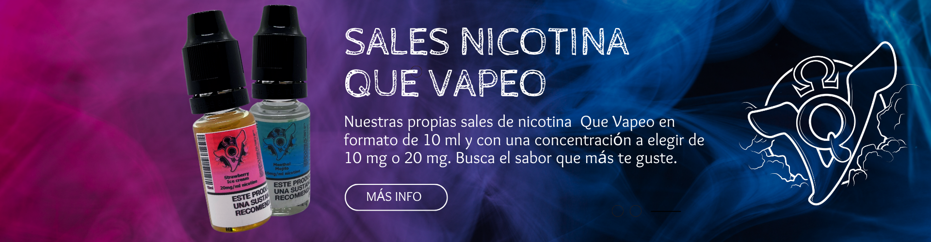 Liquido Vaper SALES DE NICOTINA MANGO & PASSION FRUIT 10ML 20MG